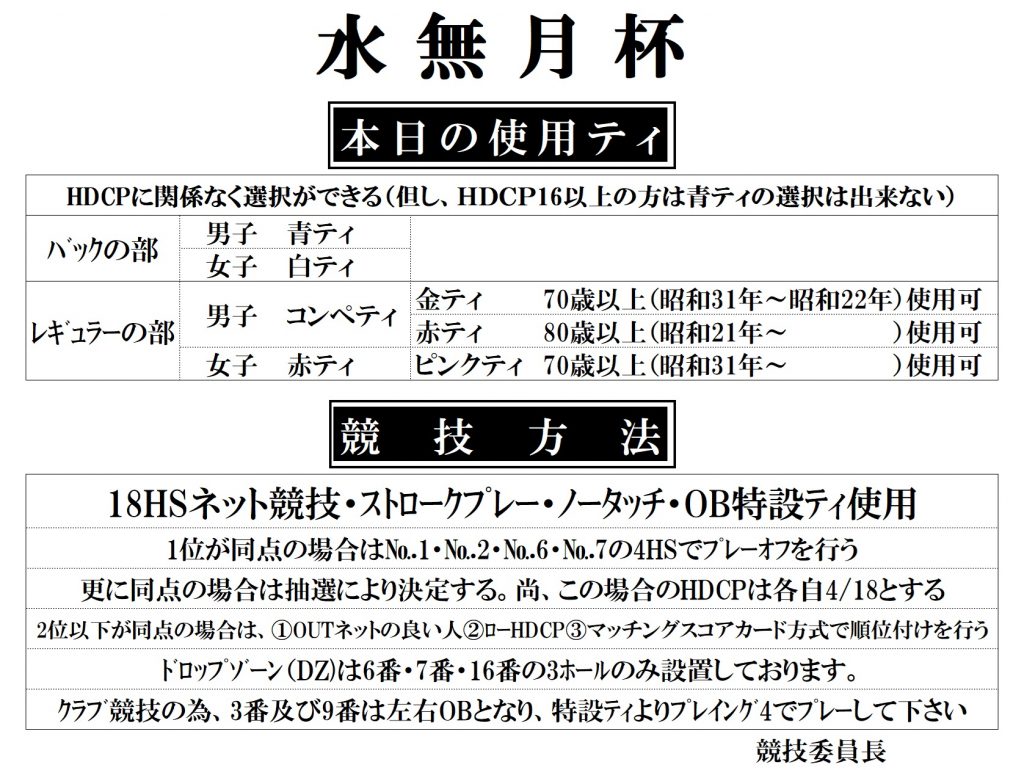 2026水無月杯ティ